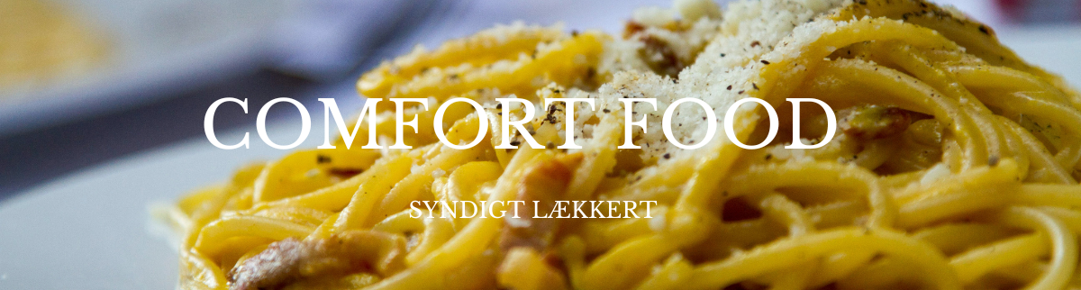 Comfort food pasta carbonara