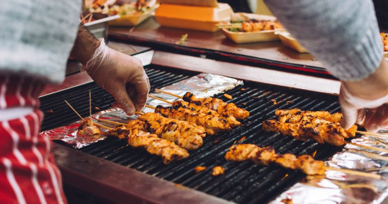 kyllingespyd med rød pesto