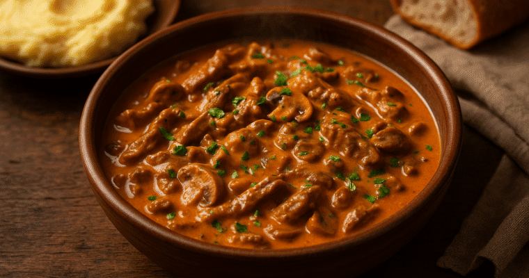 Bøf Stroganoff
