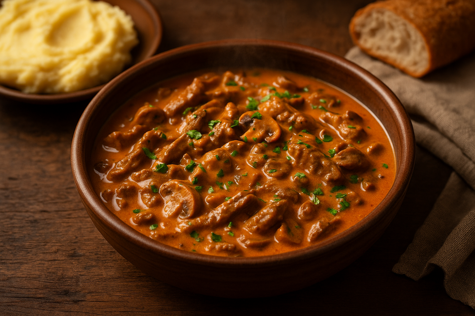 Bøf Stroganoff