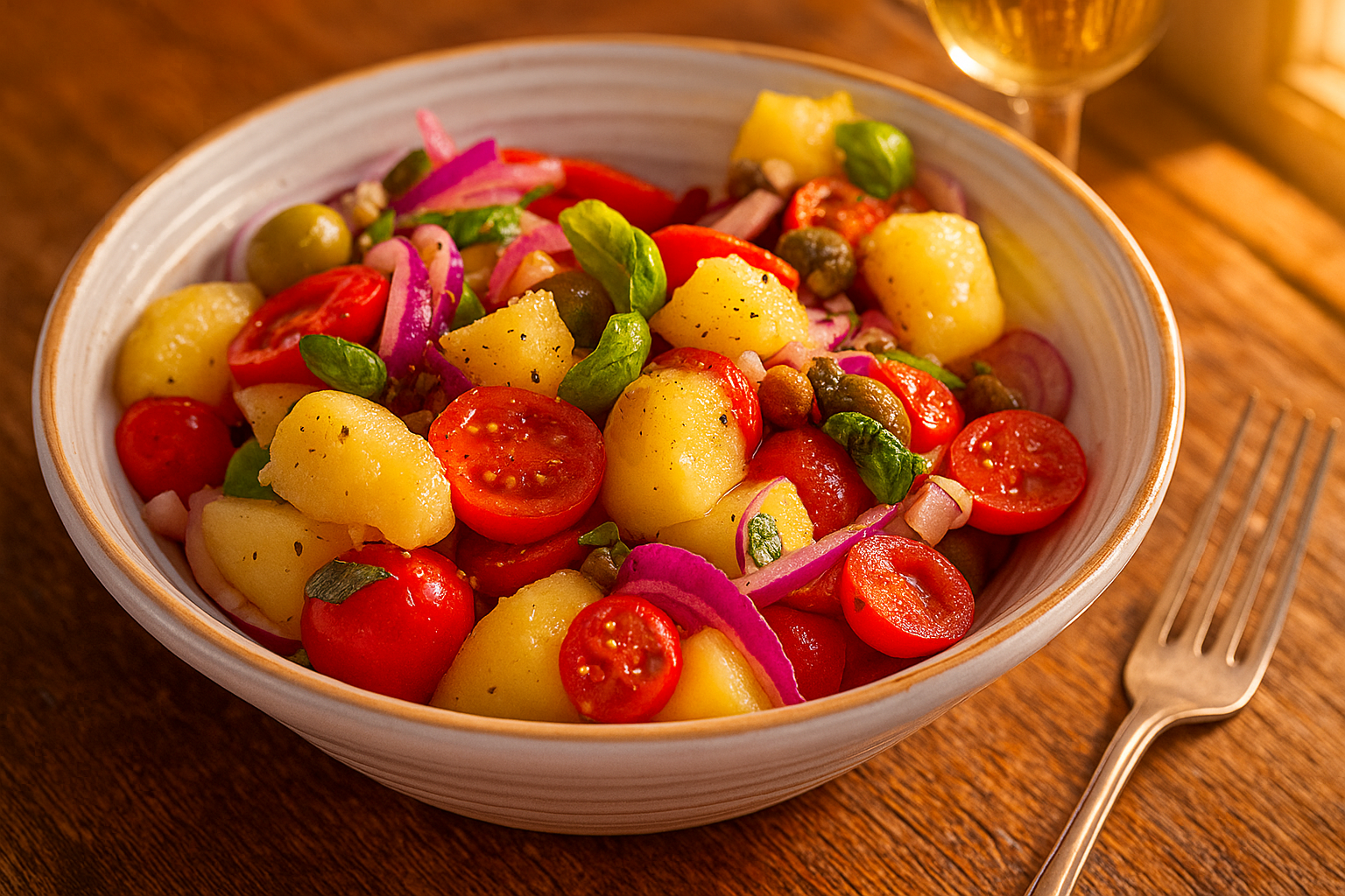 Siciliansk kartoffelsalat
