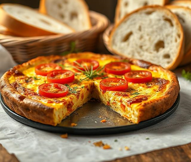 Bagt tomat Frittata