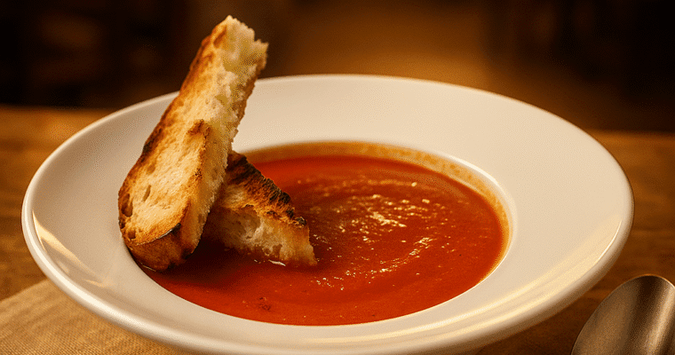 Tomatsuppe med appelsin