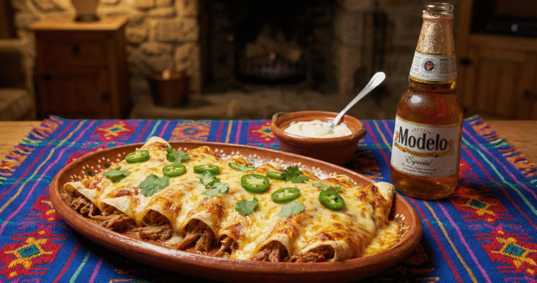 Pulled Pork Enchiladas