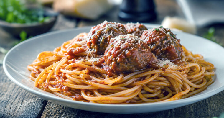 Spaghetti med kødboller