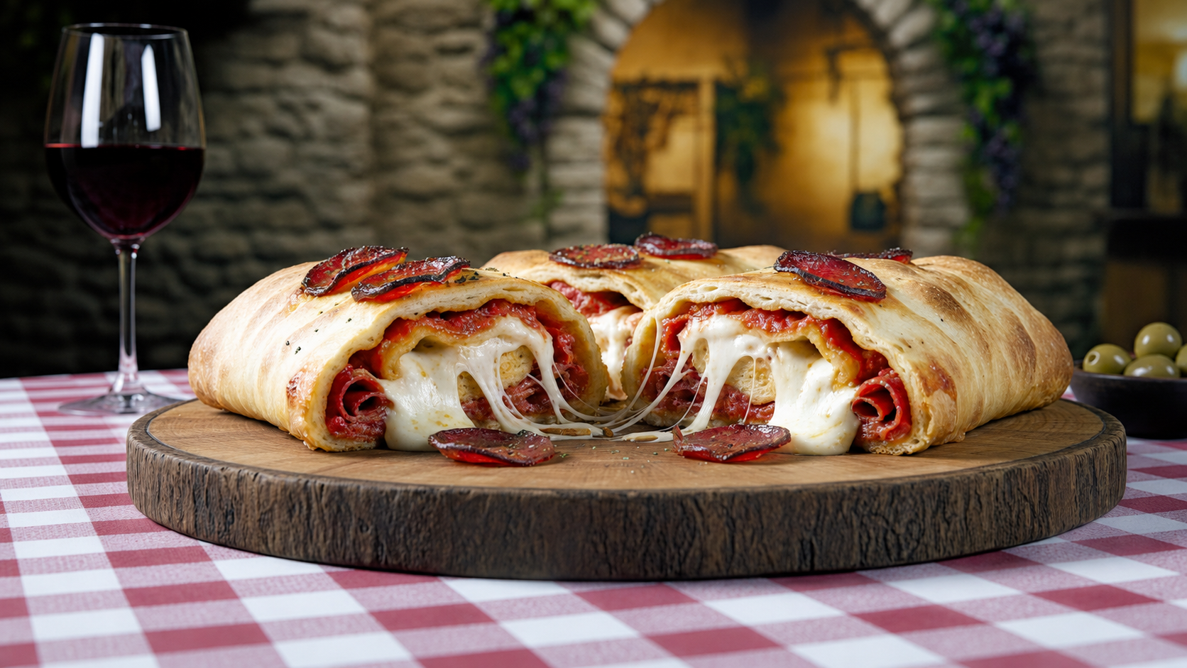 Stromboli – fyldt italiensk brød