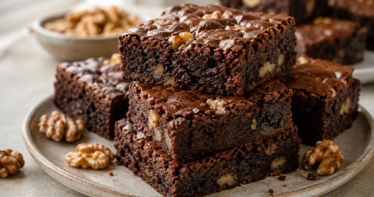 Brownies med nødder